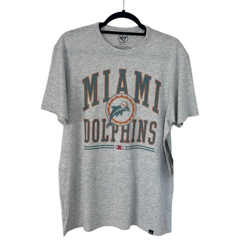 NWT Forty Seven Brand NFL Football Miami Dolphins T-Shirt - Size M